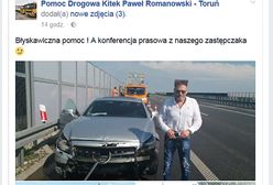 Krzysztof Rutkowski miał wypadek w drodze do Bydgoszczy