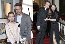 Jakub Przebindowski z córką na salonach