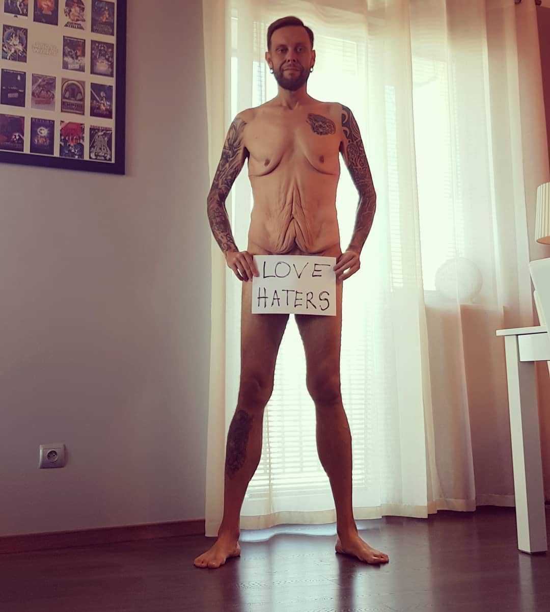 Mateusz Borkowski "BigBoy" pokazał się nago