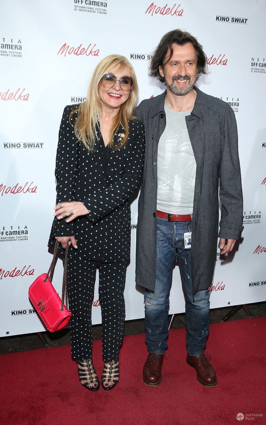 Monika Olejnik i Tomasz Ziółkowki - premiera filmu "Modelka"