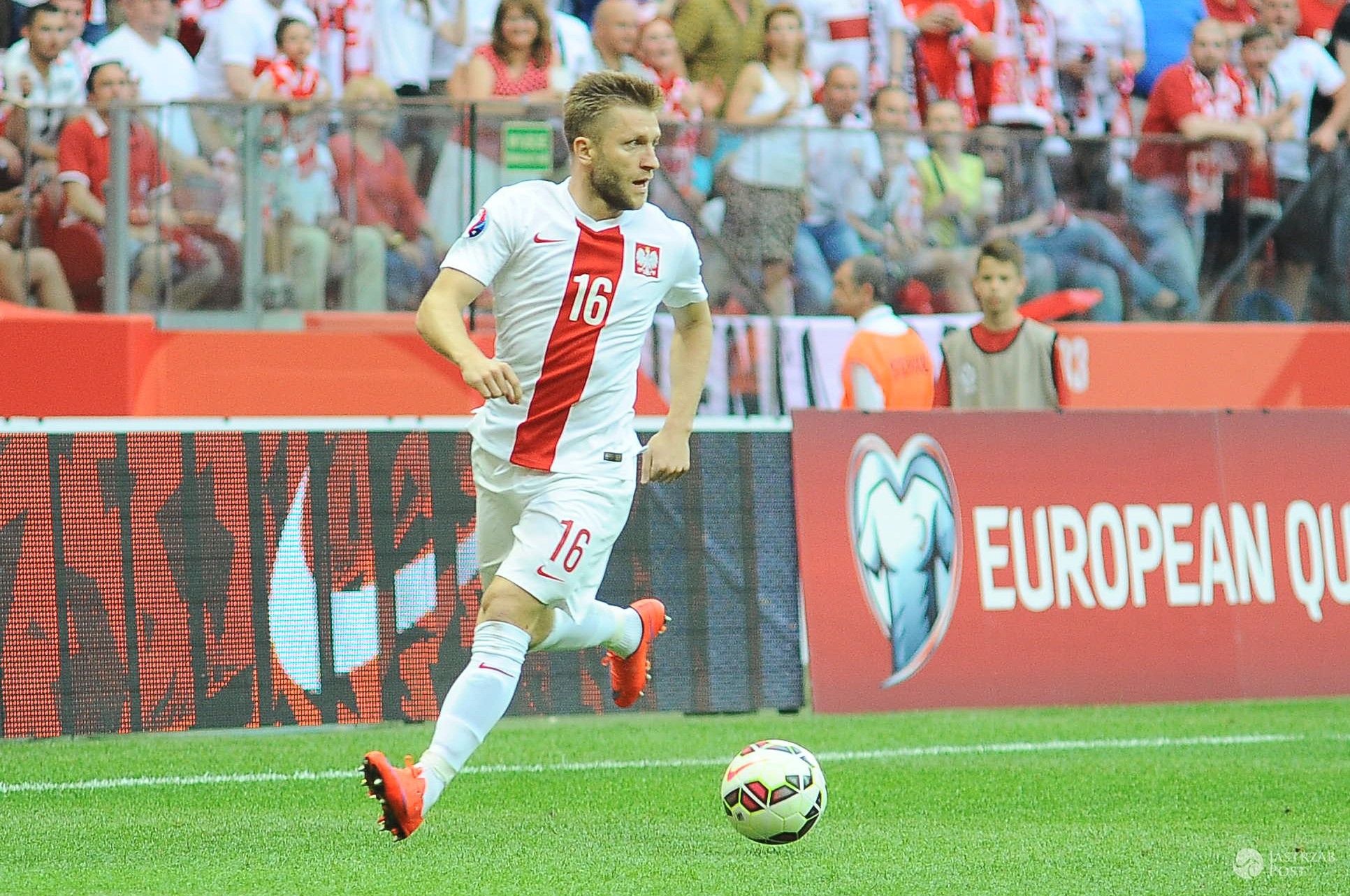 Fani Jakuba Błaszczykowskiego przywitali go pod jego domem