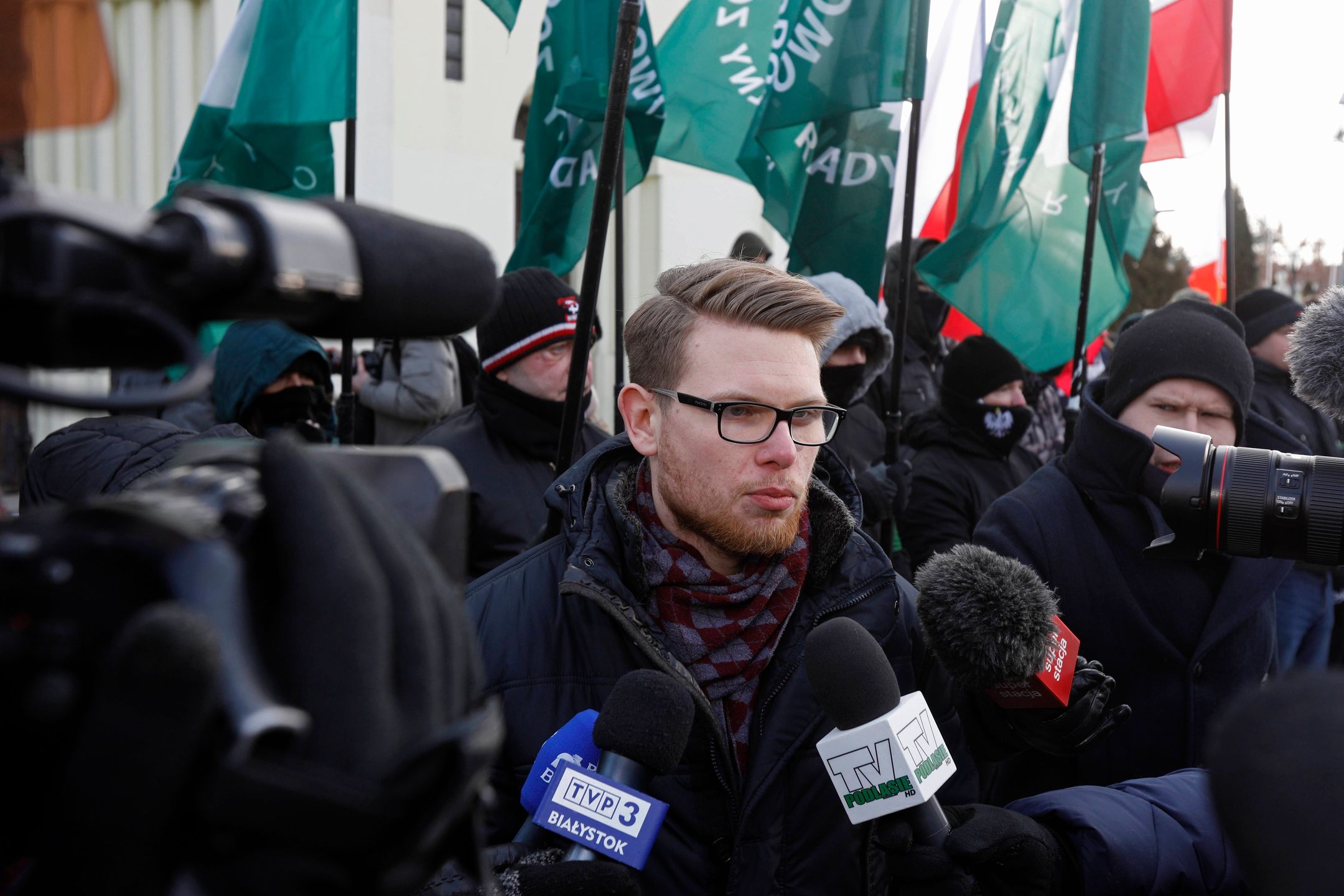 Tomasz Kalinowski, jeden z organizatorów Marszu Niepodległości