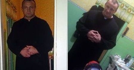Pudzian przebrał się za księdza i wywołał awanturę