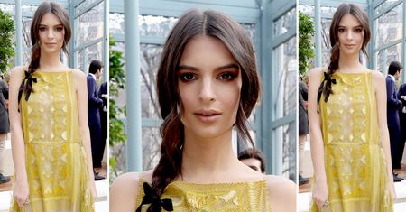 LOOK OF THE DAY: Emily Ratajkowski w sukni Valentino