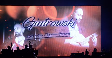 Pieśni Przemysława Gintrowskiego do wierszy Zbigniewa Herberta wybrzmiały w Narodowym Forum Muzyki we Wrocławiu