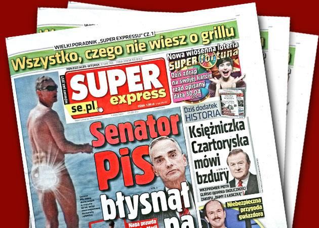 Polityk na okładce "Super Expressu"