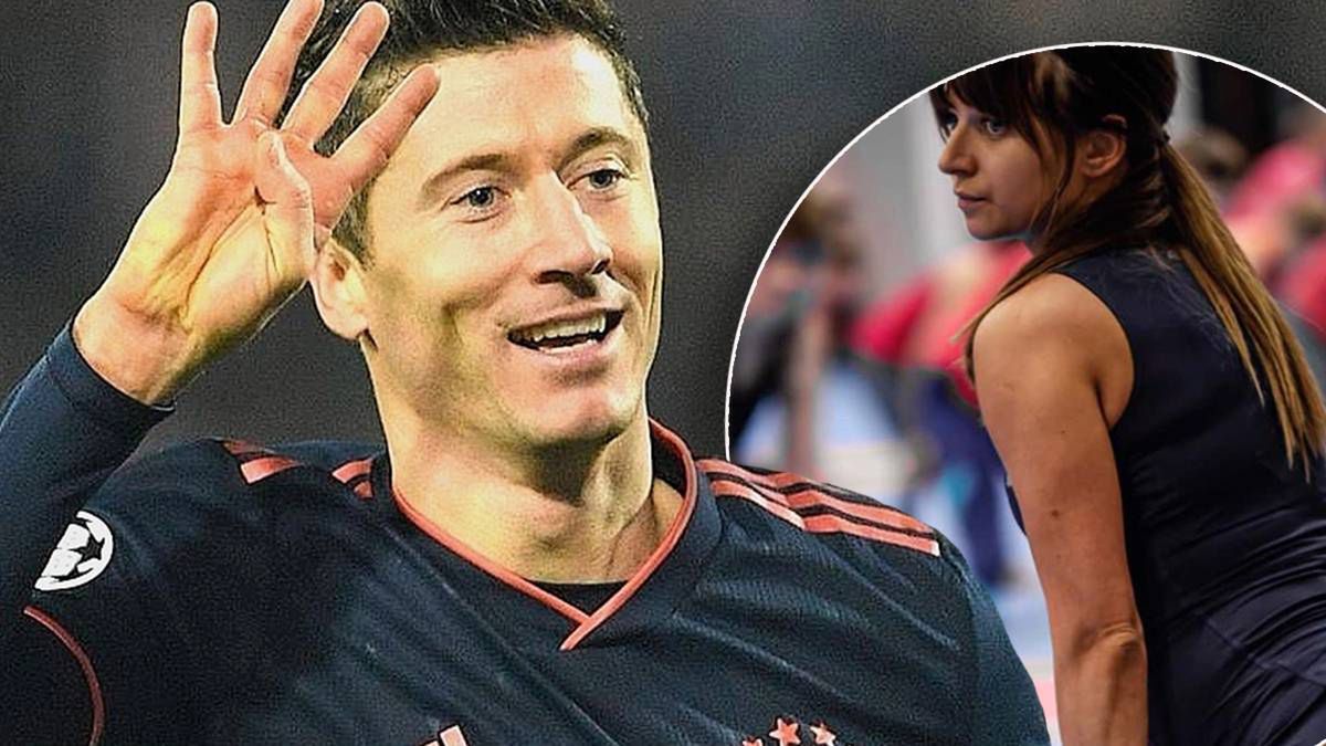 Robert Lewandowski i Ania Lewandowska