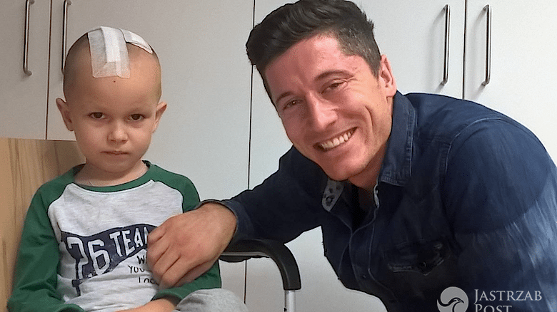 Robert Lewandowski wspiera chorego Cypriana