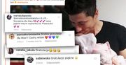 Gwiazdy gratulują Lewandowskim: Sablewska, Kraśko, Kalczyńska, Marina, Zielińska, Grosicki i wielu innych