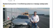 Krzysztof Rutkowski miał wypadek w drodze do Bydgoszczy