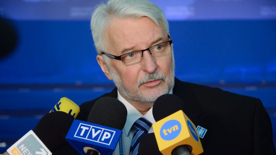 Szef MSZ Witold Waszczykowski