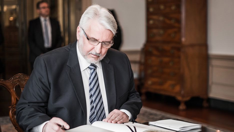 Szef MSZ Witold Waszczykowski