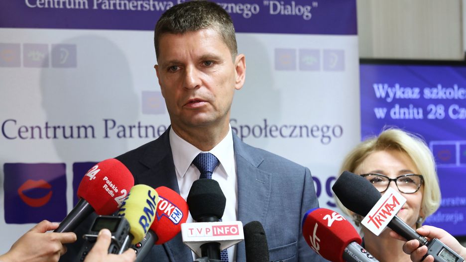 Minister edukacji Dariusz Piontkowski nie krył zdumienia słowami Aleksandry Dulkiewicz
