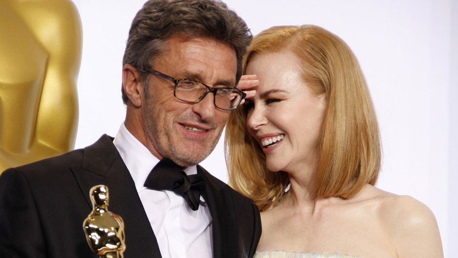 Paweł Pawlikowski z Oscarem za "Idę" (2015)