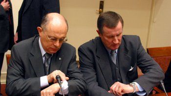 Marszałek Sejmu Marek Borowski i Jerzy Czepułkowski