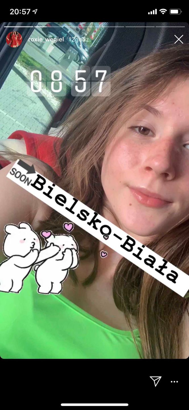 Roxie Węgiel bez makijażu