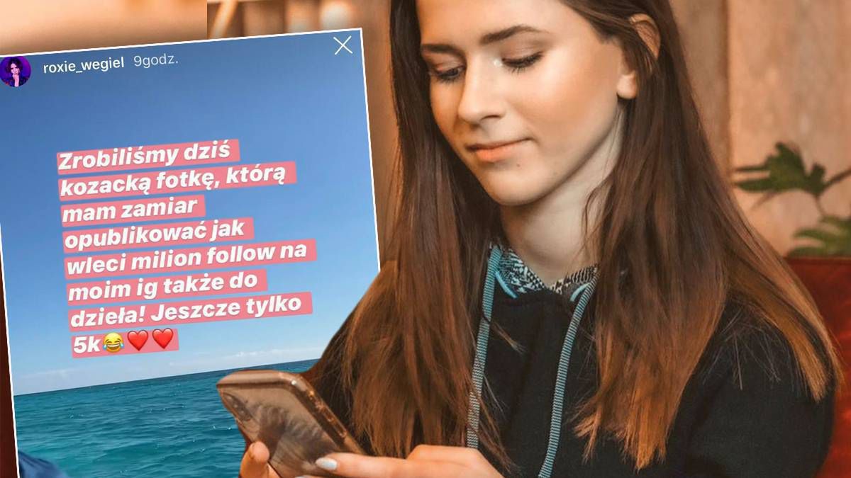 Roksana Węgiel obiecała "kozacką fotę" za milion fanów na Instagramie. Dotrzymała słowa? Oto, co wrzuciła