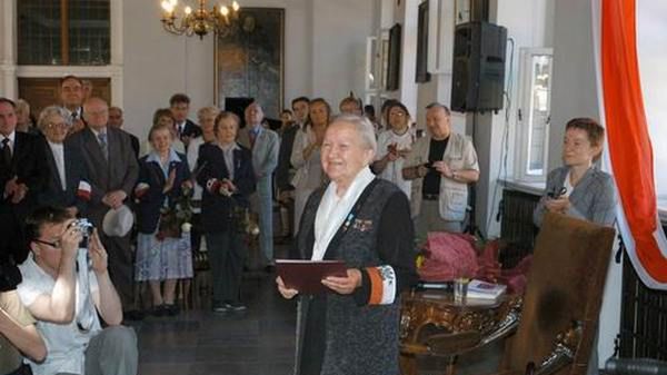 Generał Elżbieta Zawacka w Kancelarii Prezydenta