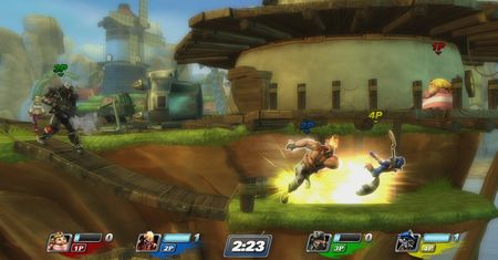 Kratos bije Parappę, czyli... [PlayStation All-Stars Battle Royale]