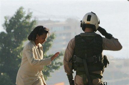 Condoleezza Rice po wizycie w Bejrucie przybyła do Tel Awiwu