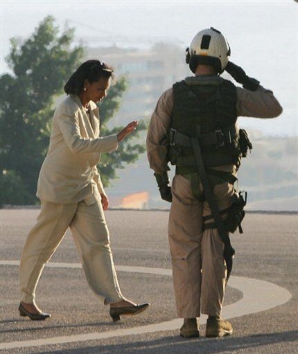 Condoleezza Rice po wizycie w Bejrucie przybyła do Tel Awiwu
