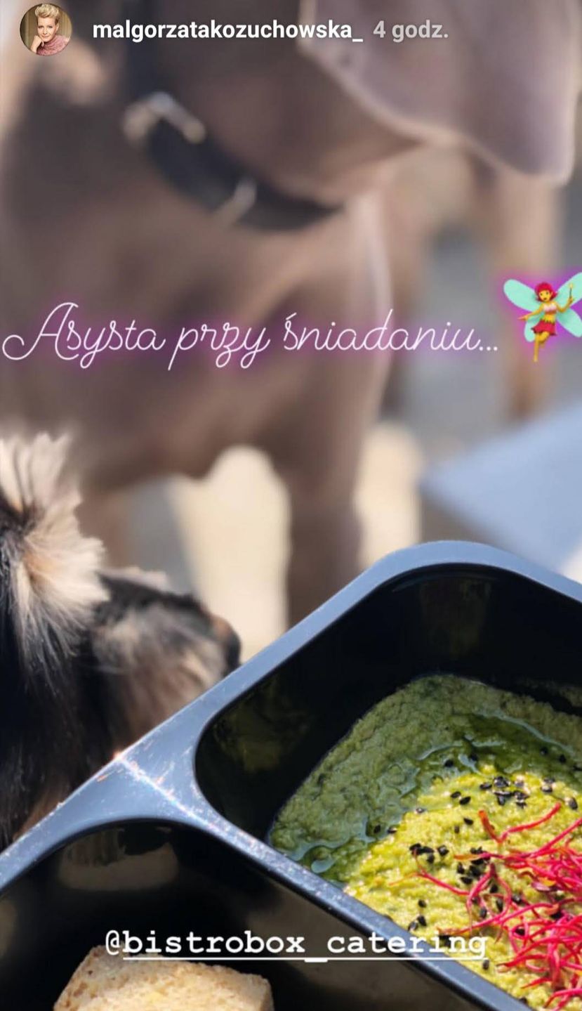 Małgorzata Kożuchowska - korzysta z Bistrobox