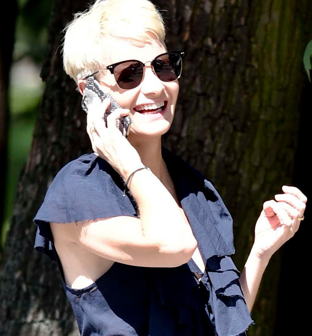 Małgorzata Kożuchowska na spotkaniu z Tomaszem Karolakiem
