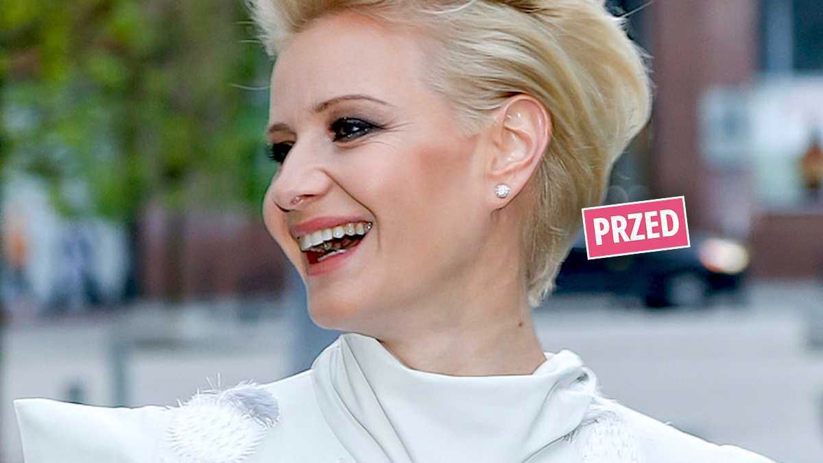 Małgorzata Kożuchowska zapuściła włosy i zrobiła sobie grzywkę! W nowej fryzurze wygląda jak Magda Mołek