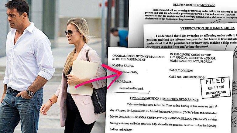 Joanna Krupa Romain Zago rozwód