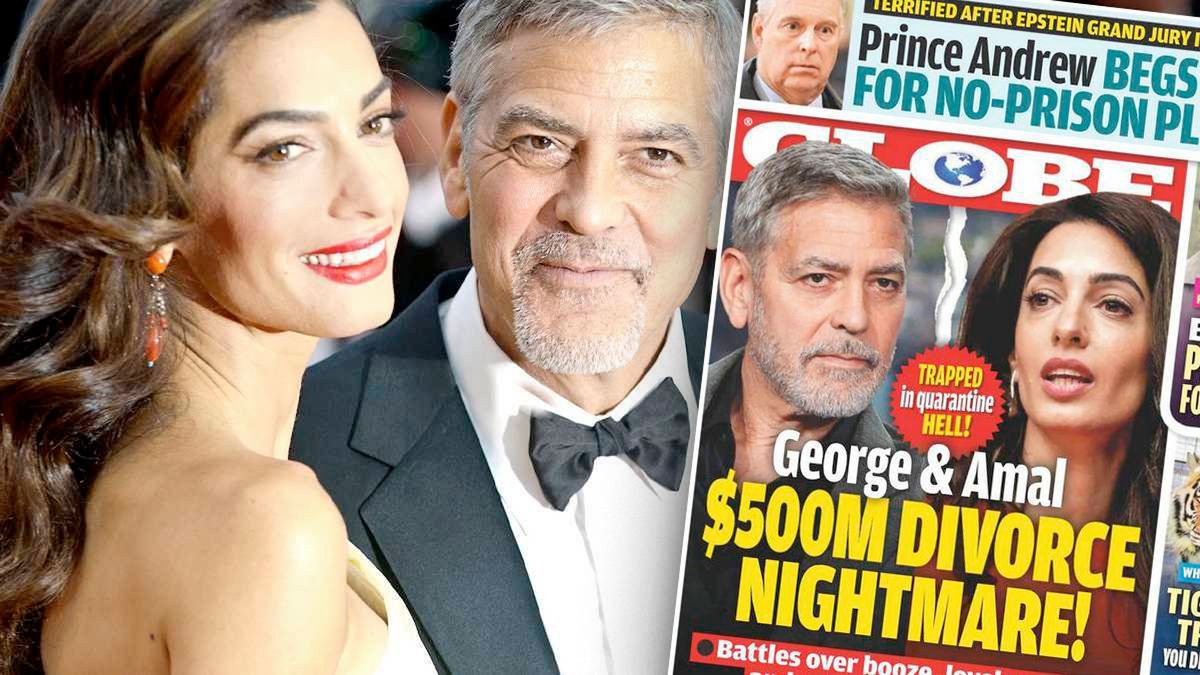 Co się dzieje z George'em i Amal? Sprzeczne doniesienia amerykańskich mediów