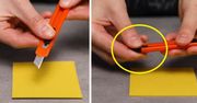 Nóż do tapet ma swoją ukrytą funkcję, która bardzo wydłuża jego żywotność