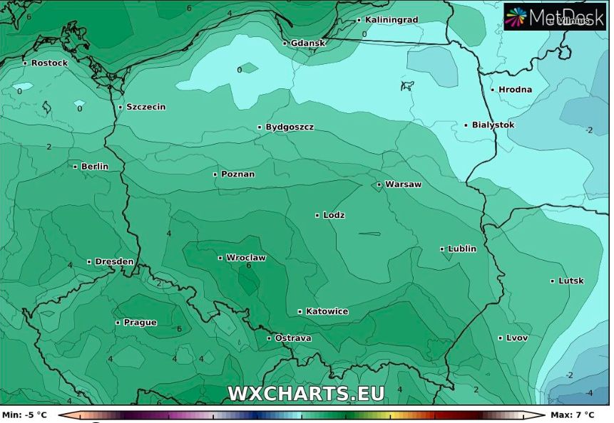 W weekend czeka nas starcie zimy z "wiosną". Będzie mokro, ale ciepło