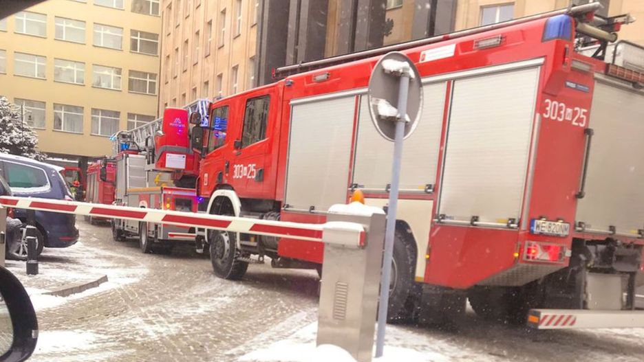 Przyczyną interwencji miał być niedopałek
