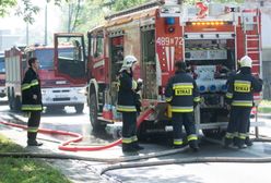 20 zastępów w akcji. Duży pożar w Pabianicach