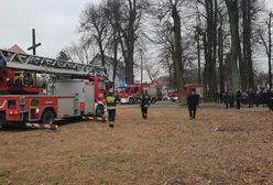 Łódź. Pożar kościoła św. Andrzeja Boboli. Trwa akcja gaśnicza