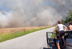 Kłęby dymu nad Wrocławiem. Potężny pożar