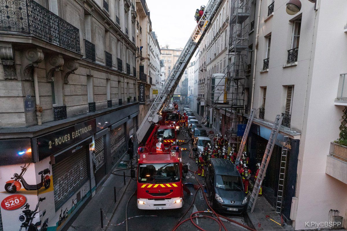 Wielki pożar w Paryżu. Trzy ofiary, kilkudziesięciu rannych