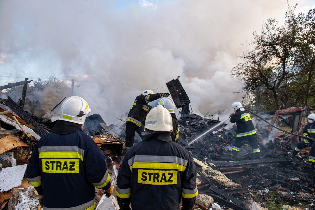 Pożar w Pionkach. Zatrzymano podejrzanego