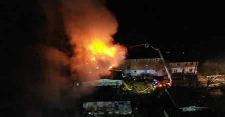 Biała w Wielkopolsce. Pożar schroniska dla bezdomnych