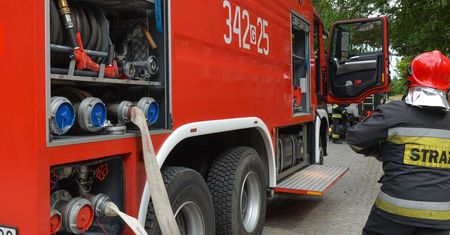 Świerzno. Pożar szkoły podstawowej