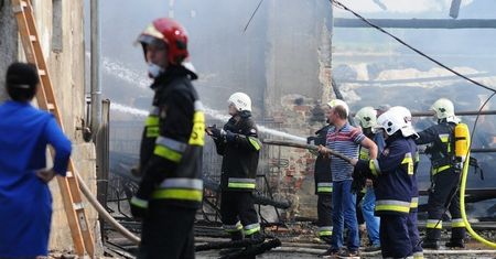Chróścina Opolska: pożar gospodarstwa. Spłonęły krowy