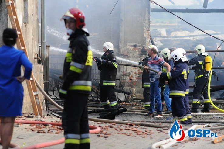 Pożar w Chróścinie Opolskiej. Nie wiadomo, co doprowadziło do wybuchu ognia