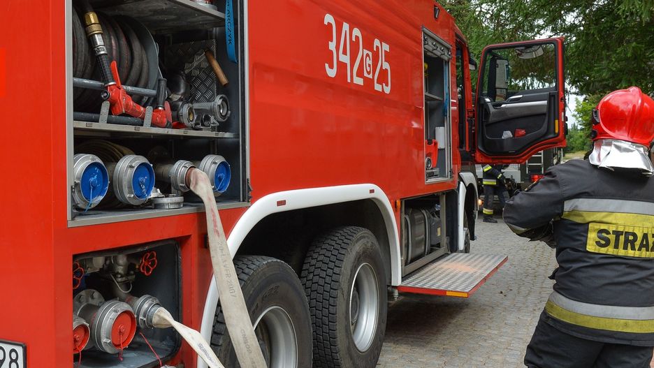 Świerzno. Pożar. Szkoła ewakuowała 100 osób.