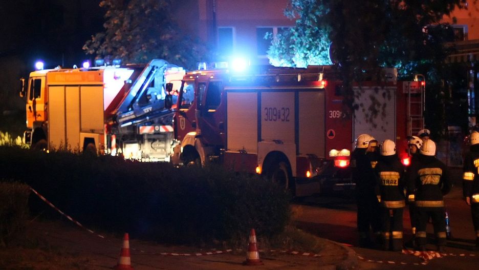 Ewakuacja kamienicy w Pruszkowie. Akcja służb