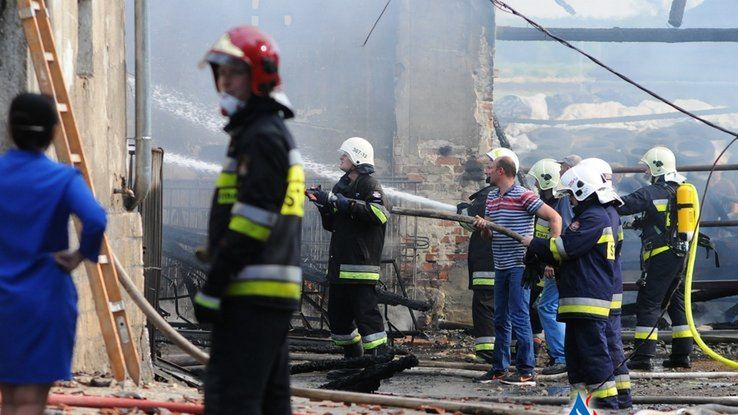Pożar w Chróścinie Opolskiej. Nie wiadomo, co doprowadziło do wybuchu ognia
