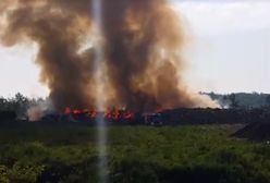 Pożar śmieci w Ostrowie Wielkopolski. "Toksyczny dym"