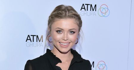 Joanna Opozda na premierze kalendarza