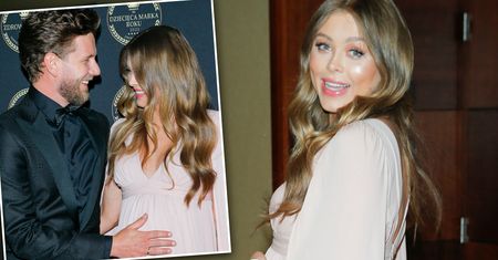 Ciężarna Joanna Opozda eksponuje duży brzuszek na salonach! Wyglądała zjawiskowo, a razem z nią Antek Królikowski