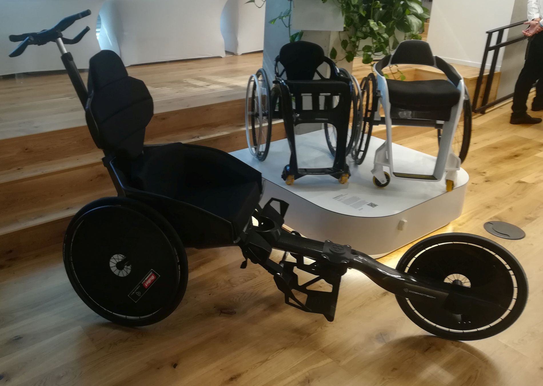 Wózki na wystawie w CDT 