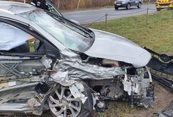 Groźny wypadek w Poznaniu. "Chciał się przejechać", rozbił auto i ranił dwójkę dzieci